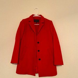 Banana Republic Dress Coat | Red | Women's XS Petite